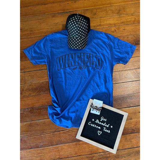 Winfield Est 1873 Royal Blue Tee