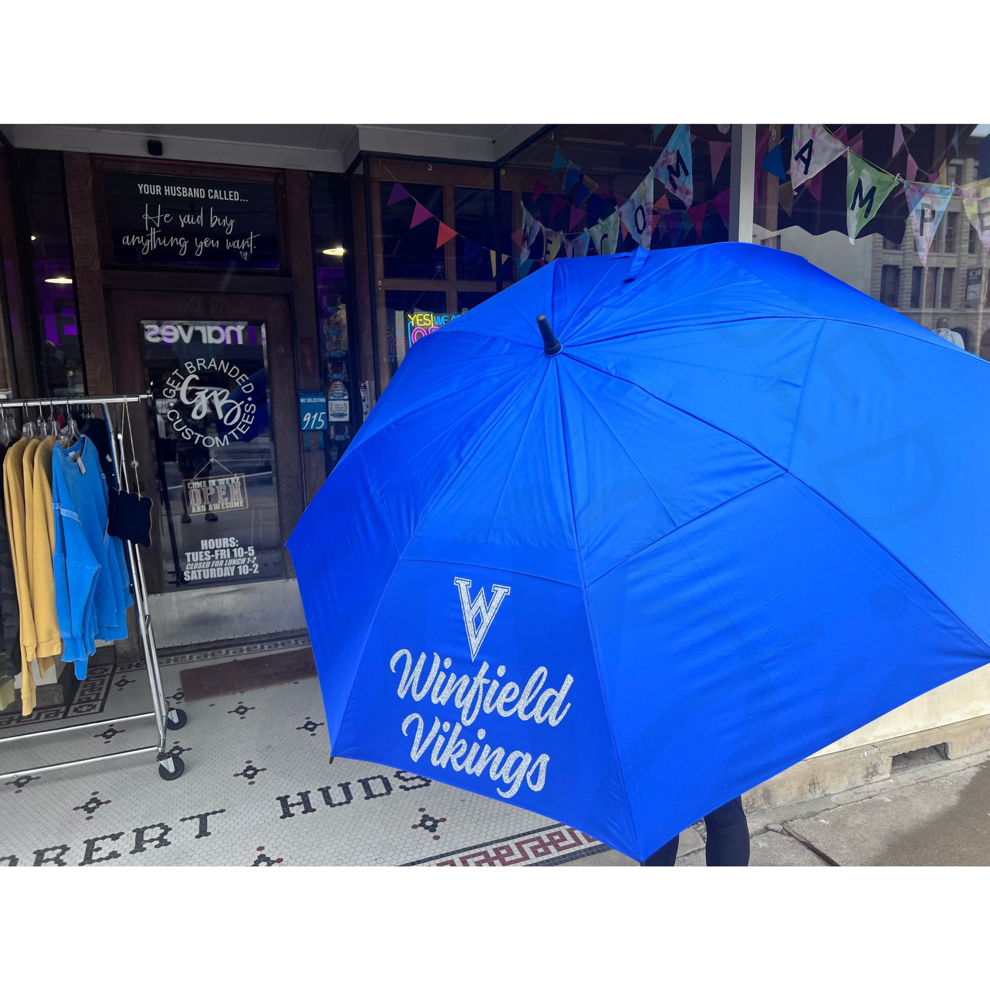 Winfield Vikings Glitter Baraida Umbrella