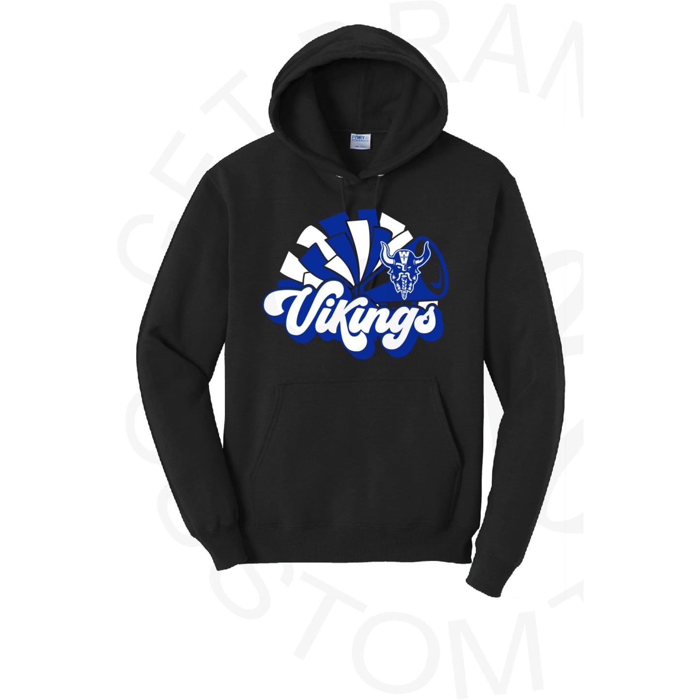 Winfield Youth Cheer Hoodie- 3 Color Options! - SM / Black