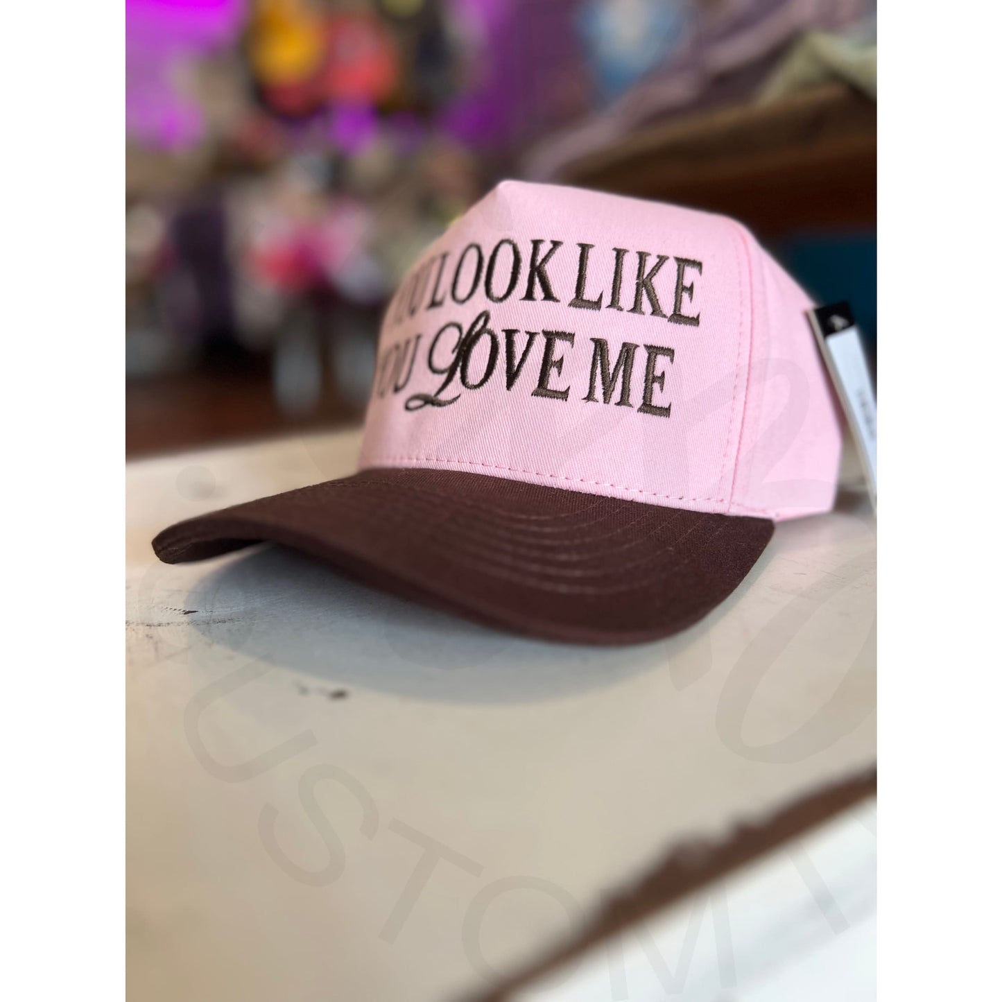 You Look Like You Love Me C.C Embroidered Trucker Hat