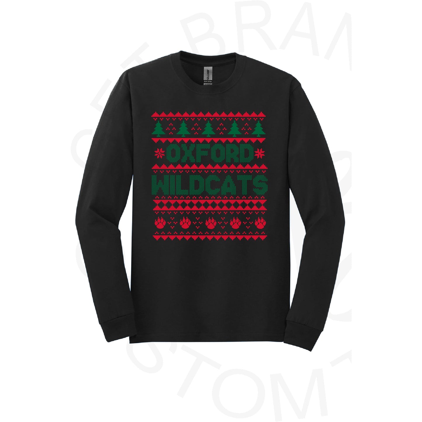 Oxford Wildcats YOUTH Ugly Sweater- PREORDER
