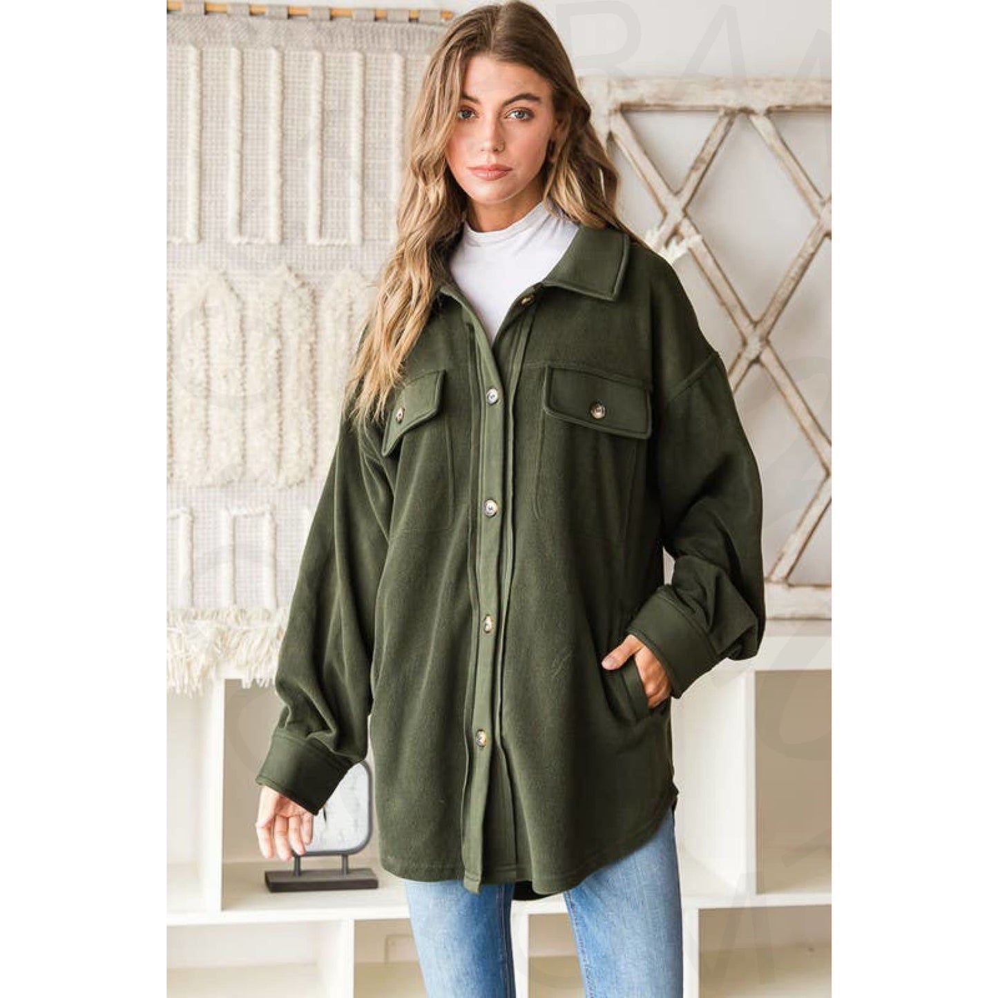 Fleece Shacket