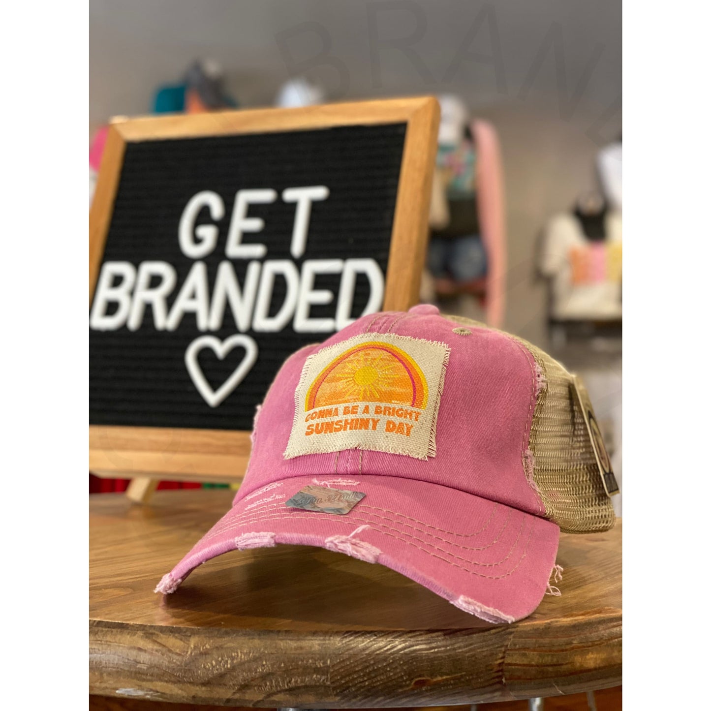 Gonna Be A Bright Sunshiny Day Vintage Hat