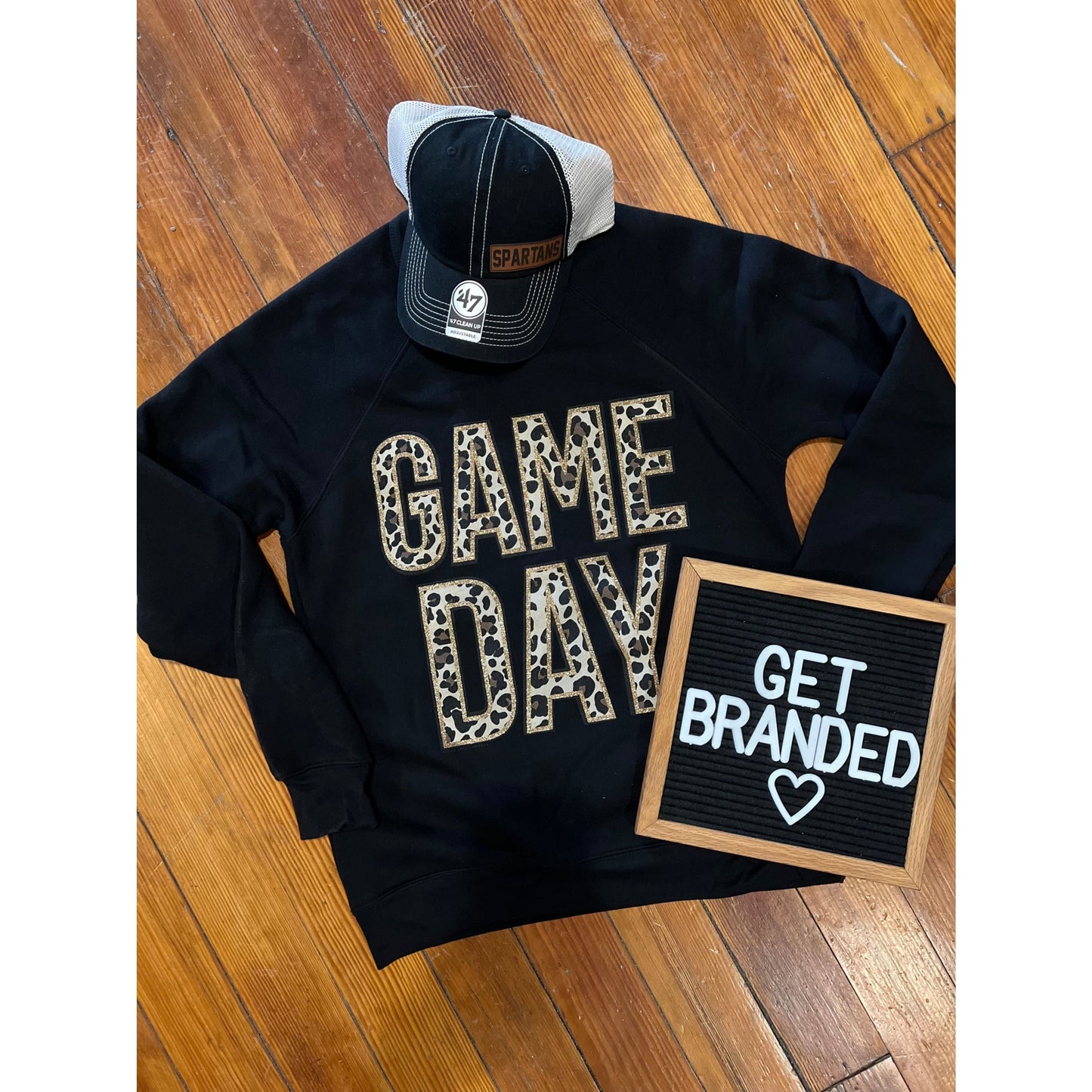 Leopard Game Day Crew Sweatshirt