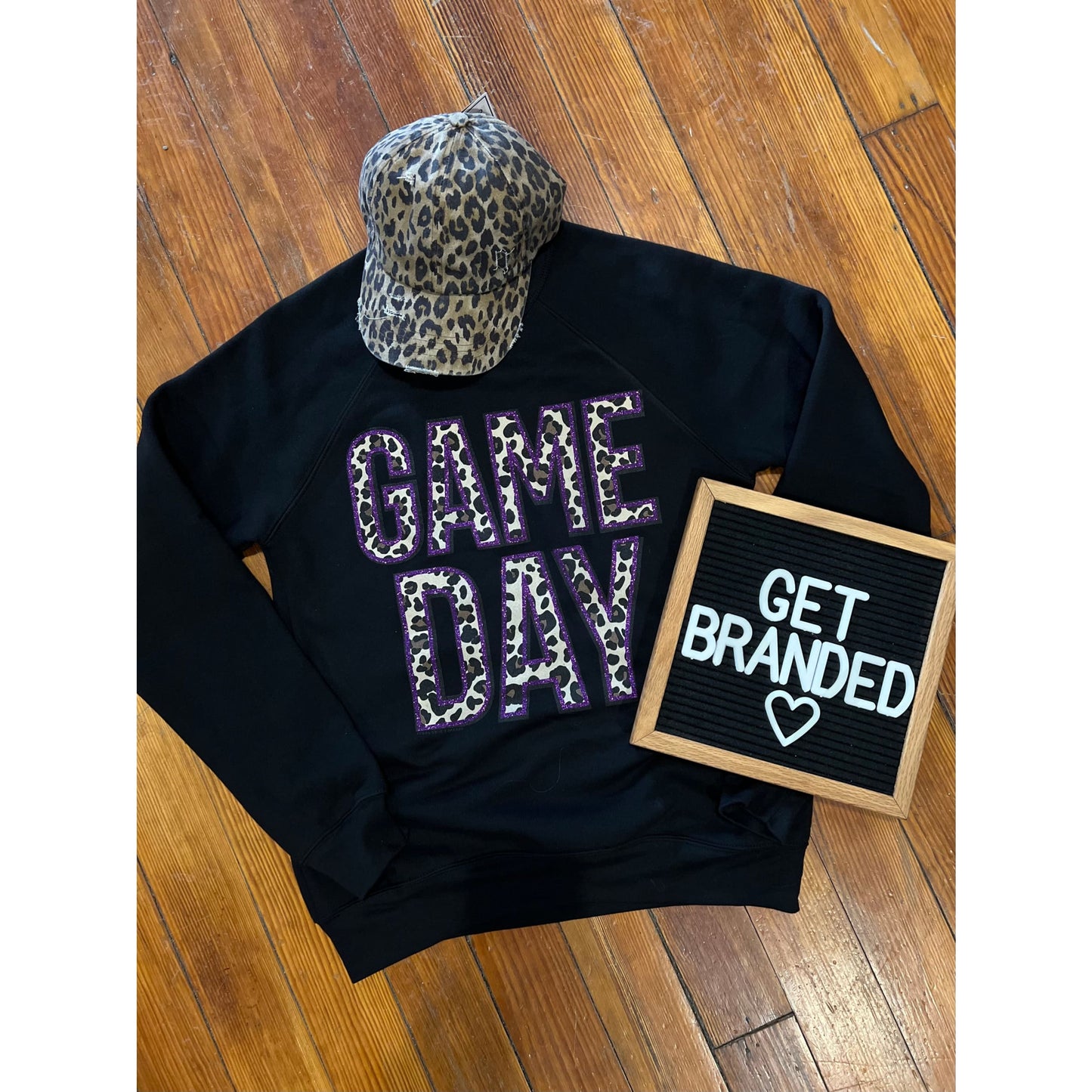 Leopard Game Day Crew Sweatshirt