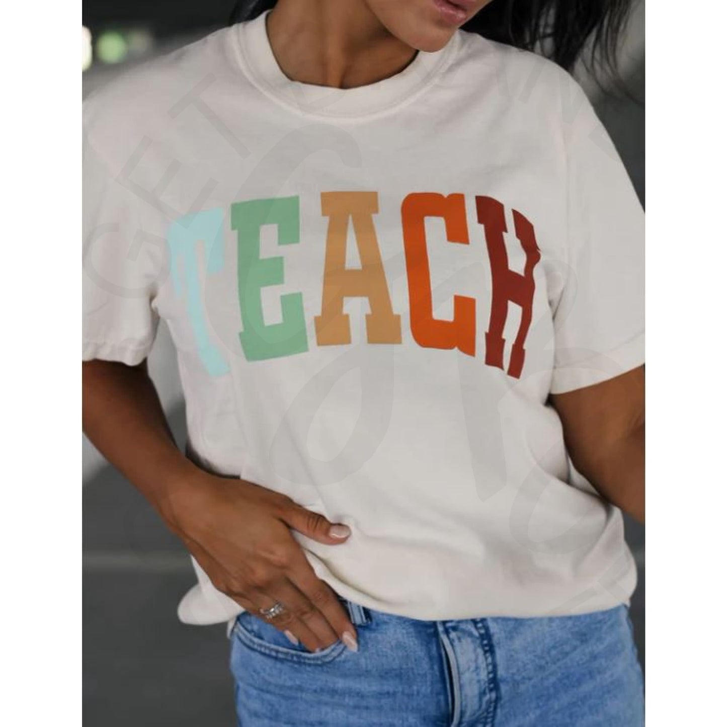 Retro Teach CC Tee