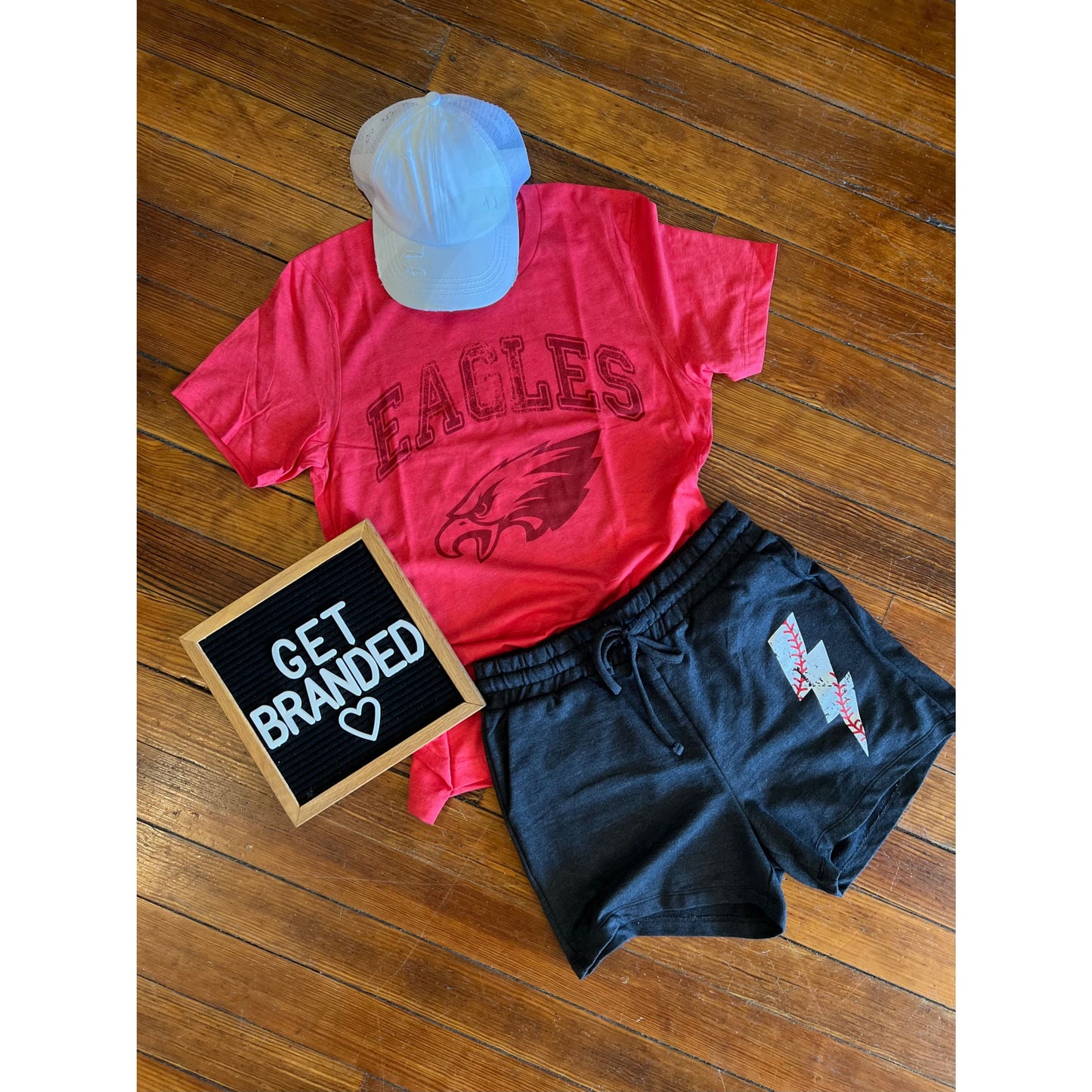 Tone on Tone Eagles Tee - Apparel & Accessories