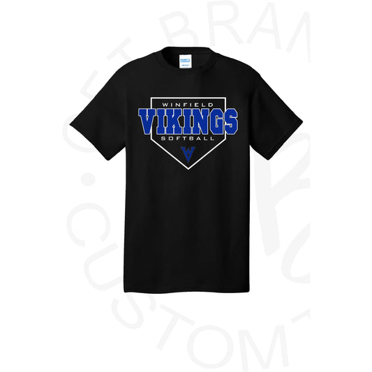 2025 Winfield Softball Plate Bella Canvas Tee
