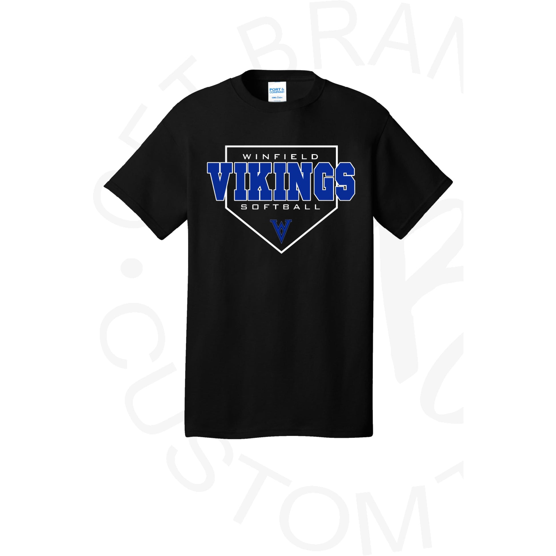 2025 Winfield Softball Plate Gildan DryBlend Tee