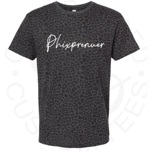 PRE-ORDER Phixprenuer Short Sleeved Unisex Leopard Tee