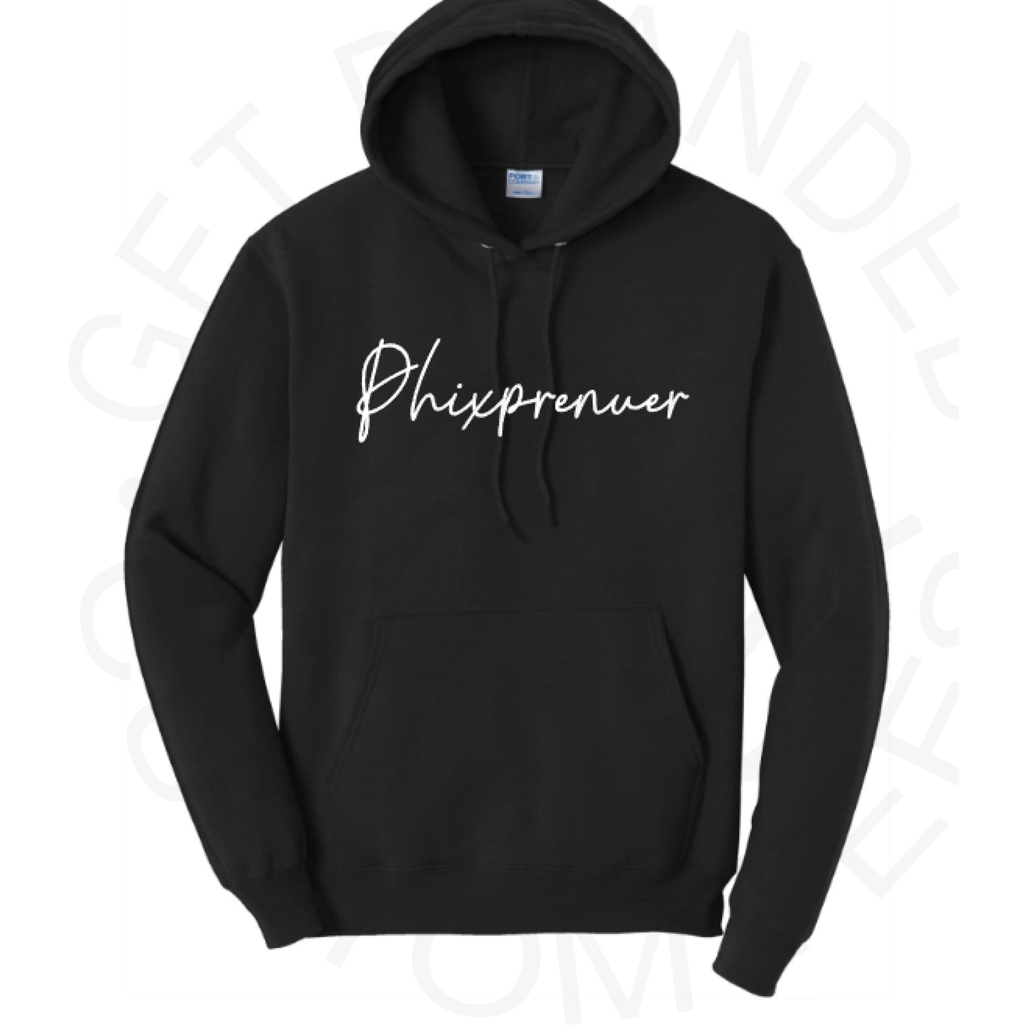 PRE-ORDER Phixprenuer Hoodie - SM / Script Letters