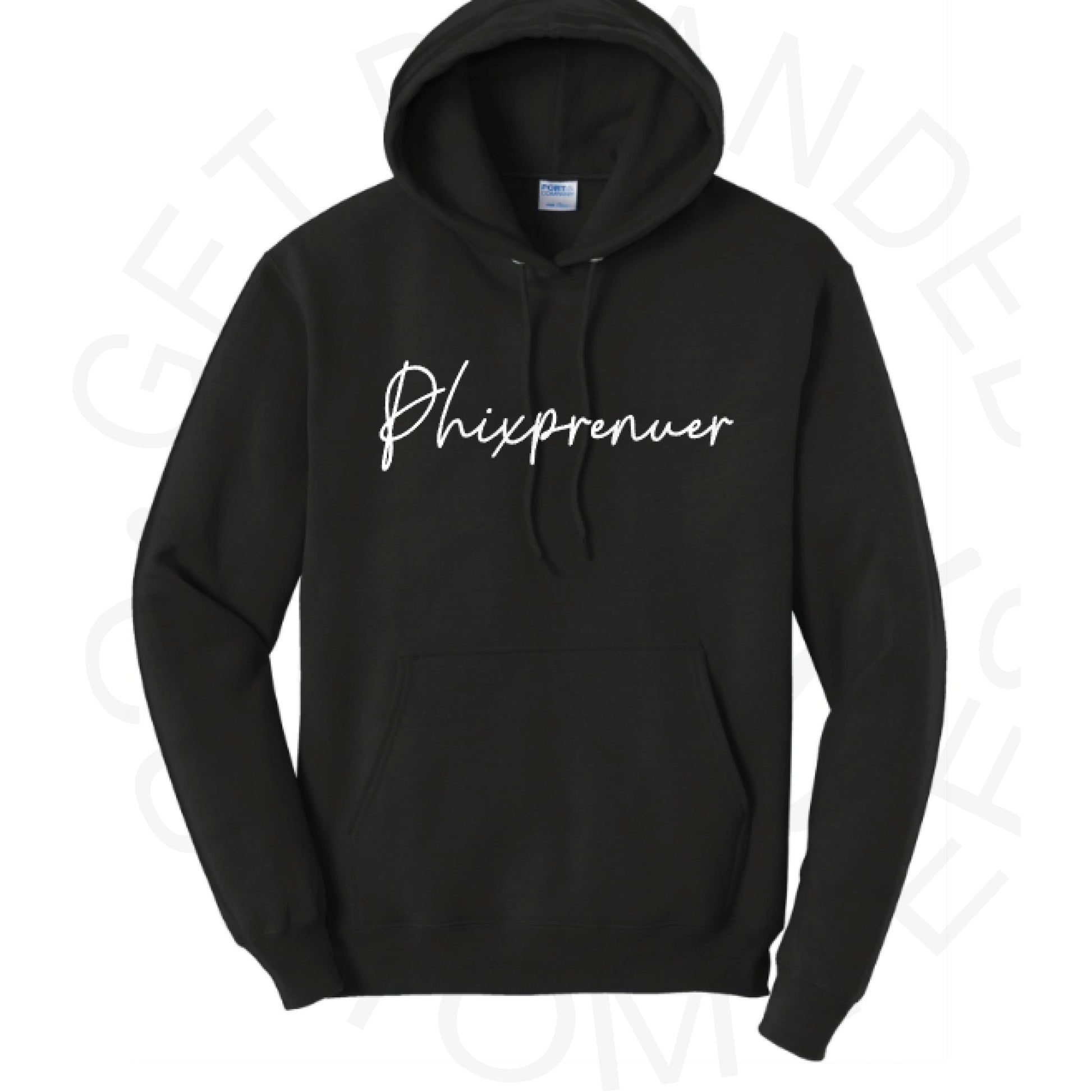 PRE-ORDER Phixprenuer Hoodie - SM / Script Letters
