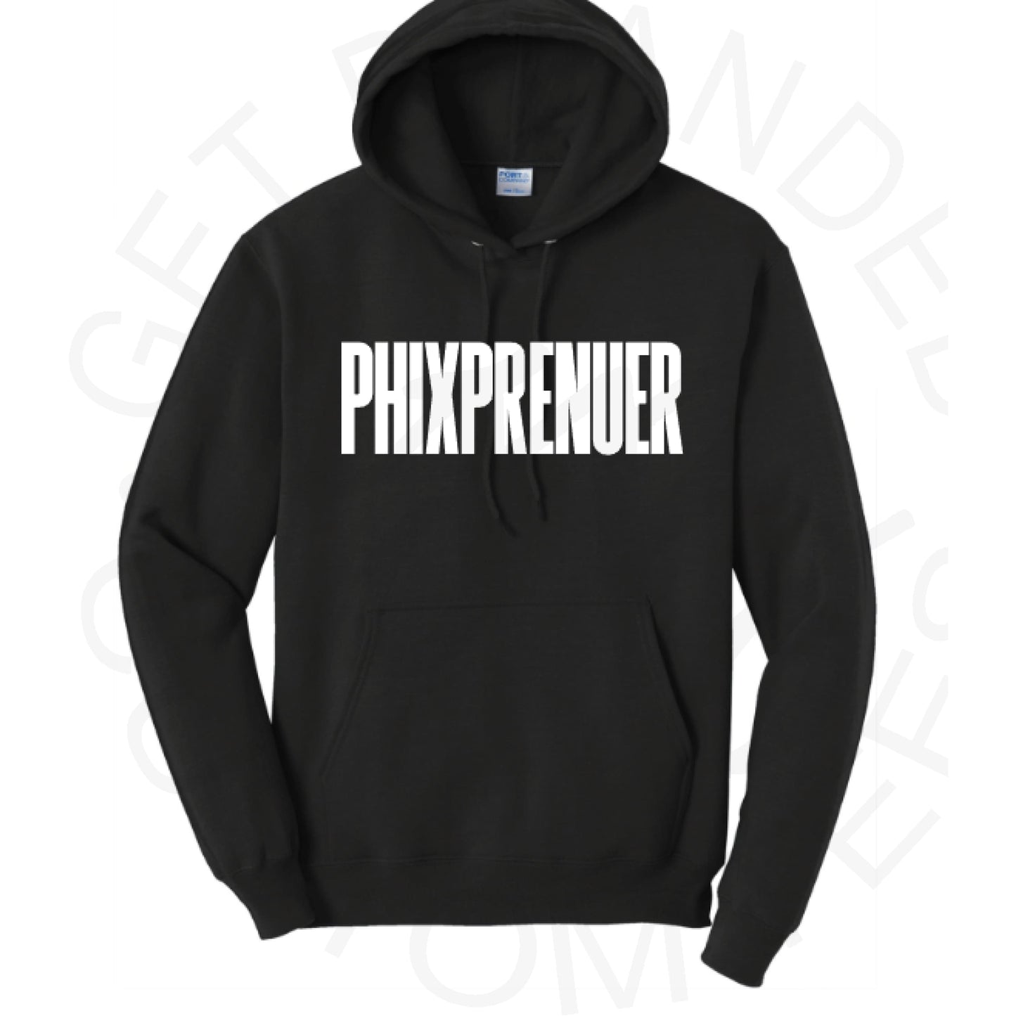 PRE-ORDER Phixprenuer Hoodie - SM / Block Letters