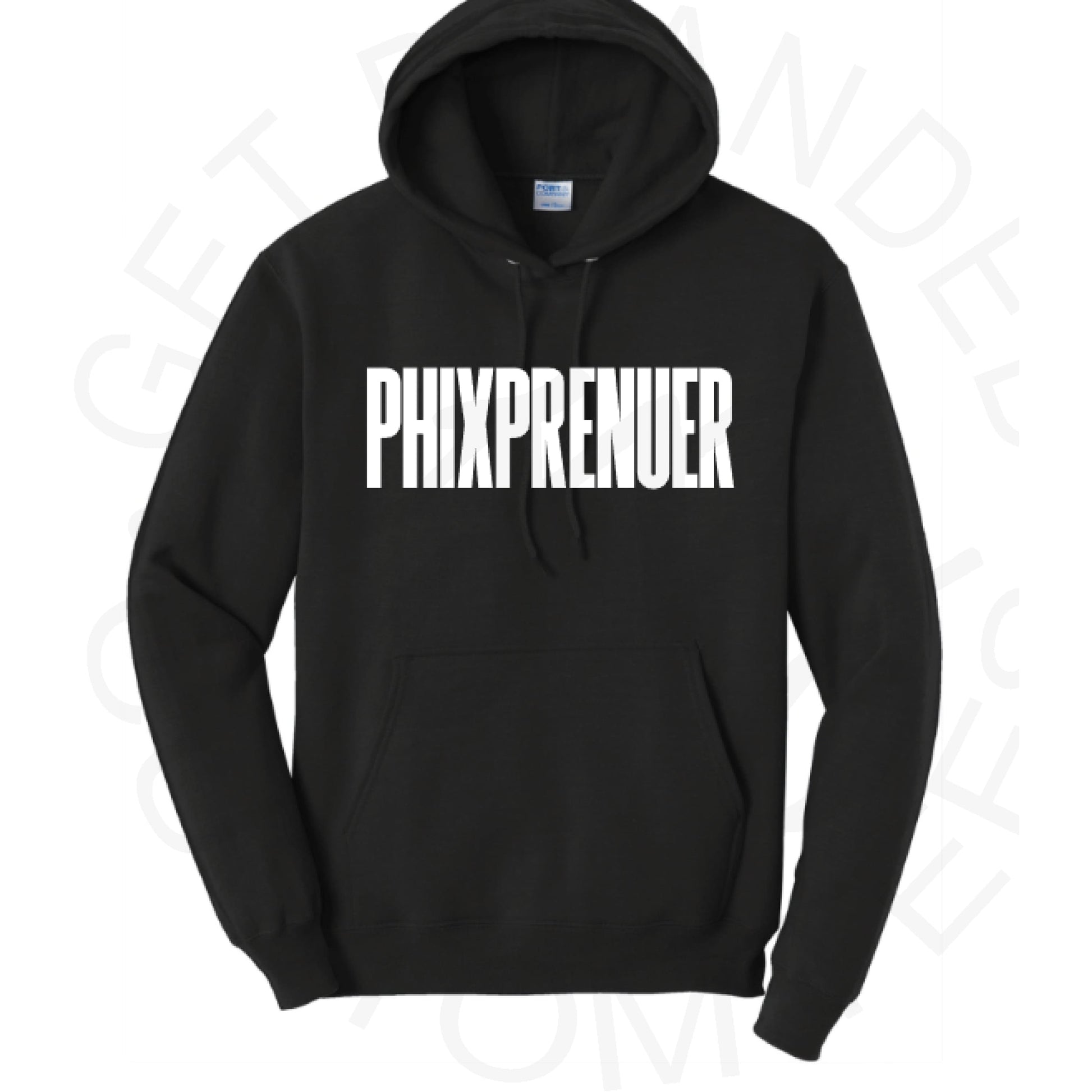 PRE-ORDER Phixprenuer Hoodie - SM / Block Letters