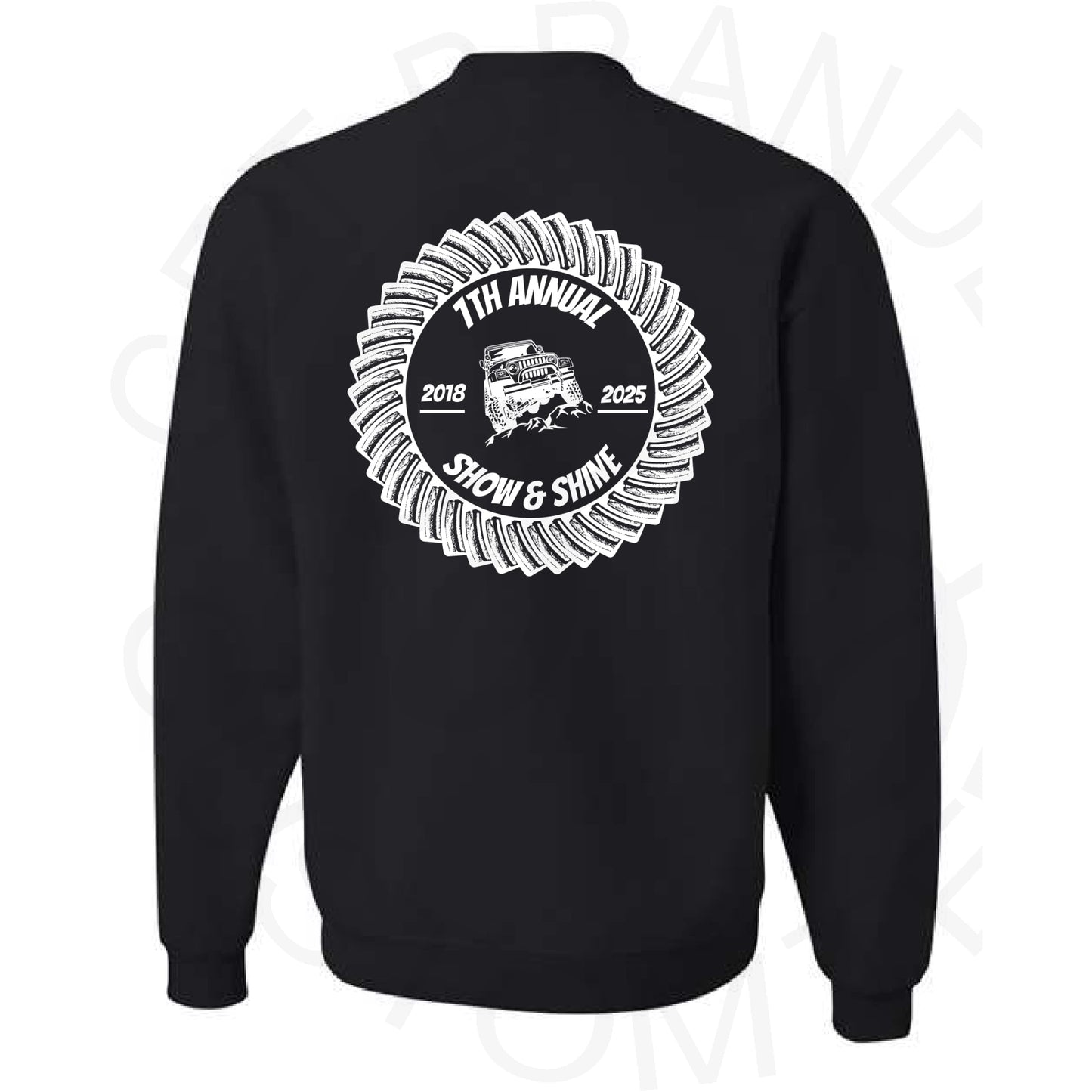 Avacado Beach Club 7th Annual Show & Shine Crew Sweatshirt