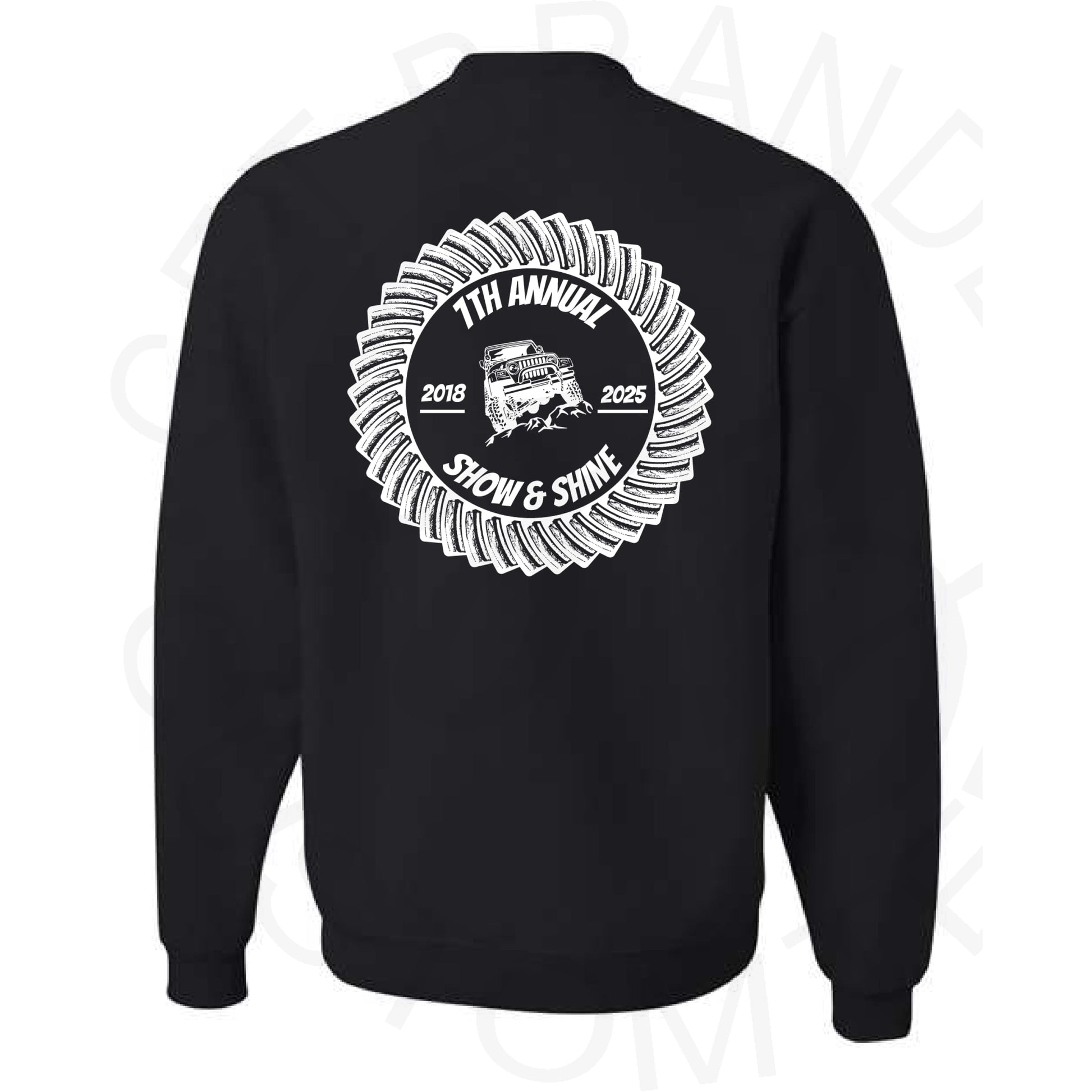Avacado Beach Club 7th Annual Show & Shine Crew Sweatshirt