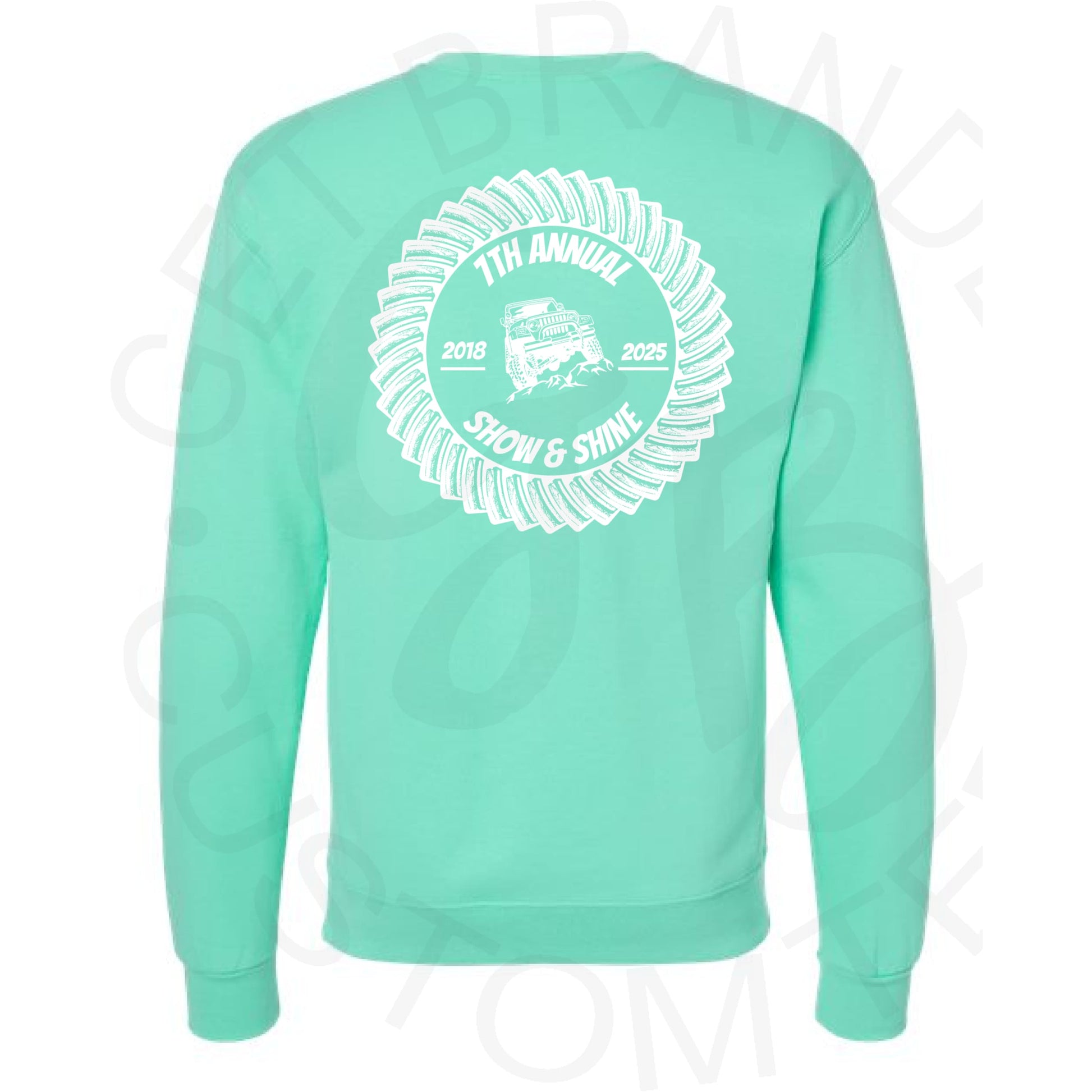 Avacado Beach Club 7th Annual Show & Shine Crew Sweatshirt