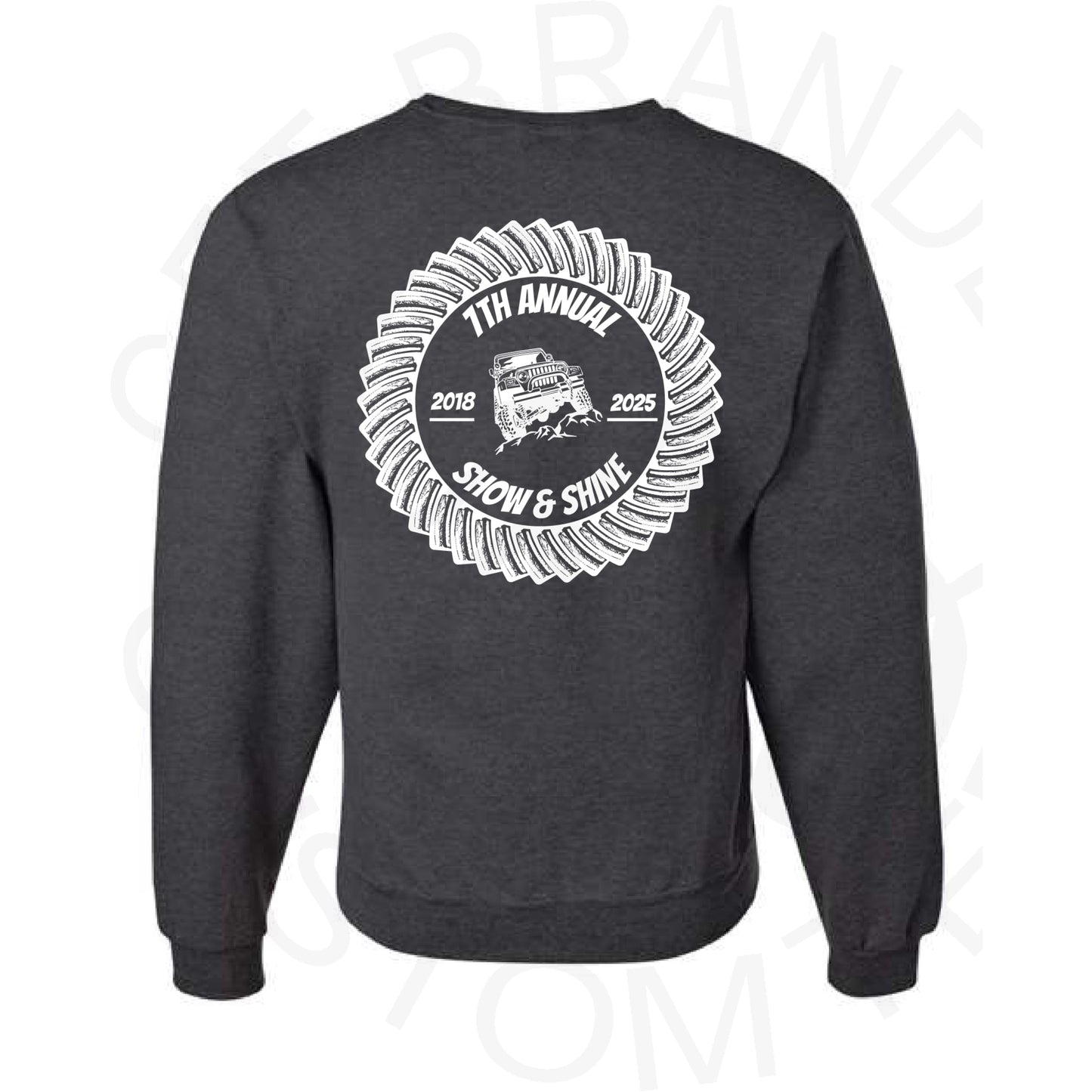 Avacado Beach Club 7th Annual Show & Shine Crew Sweatshirt