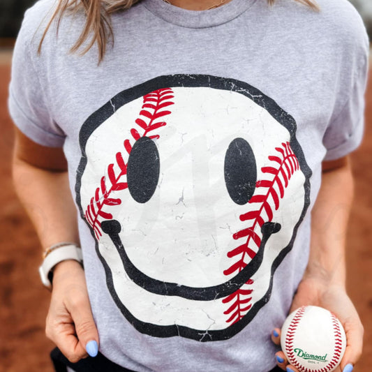 Baseball Smiley - SM Apparel & Accessories