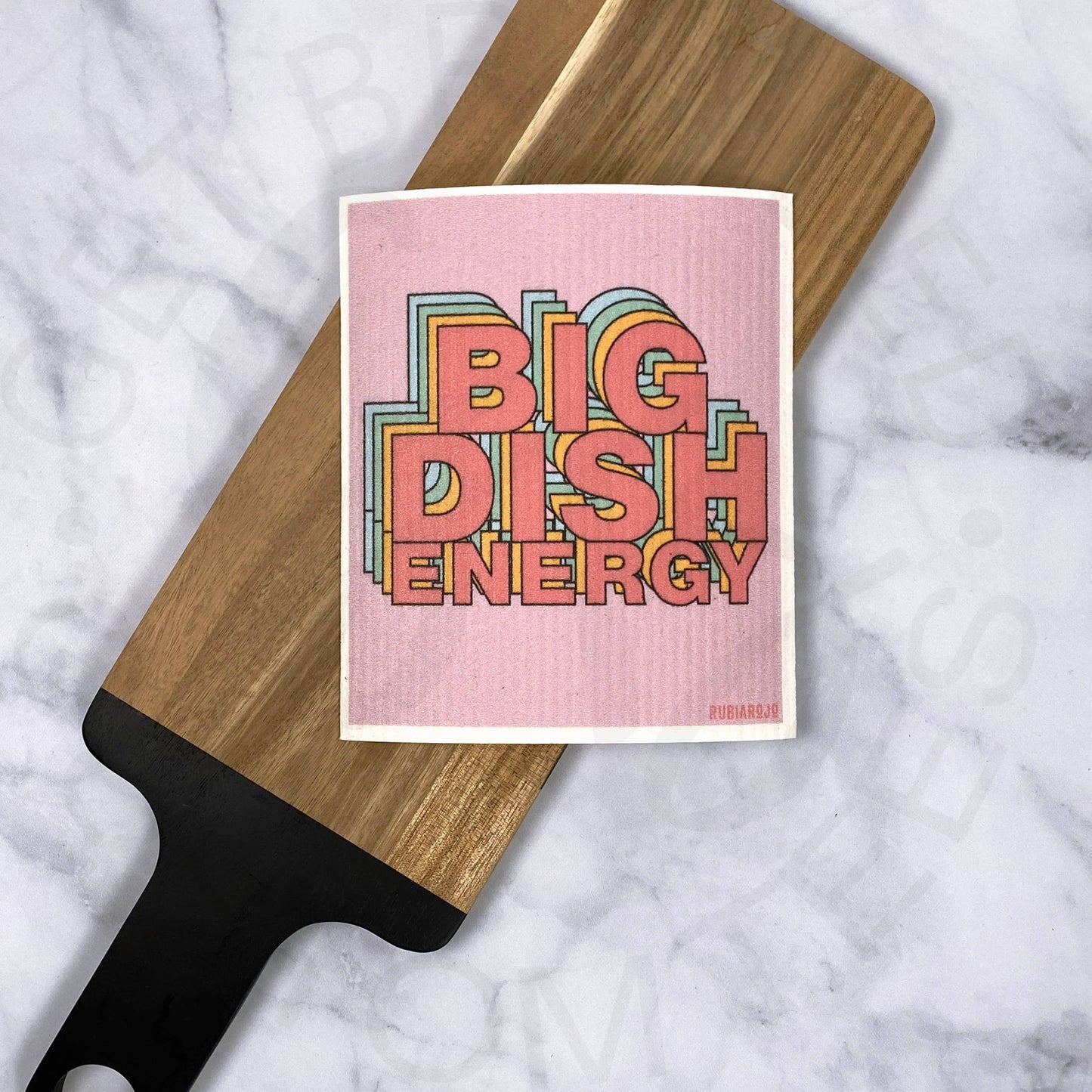 Big Dish Energy Swedish Dishcloth - Apparel & Accessories