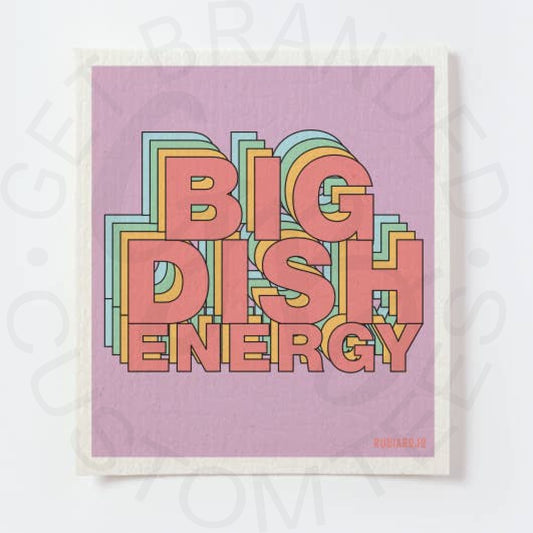 Big Dish Energy Swedish Dishcloth - Apparel & Accessories