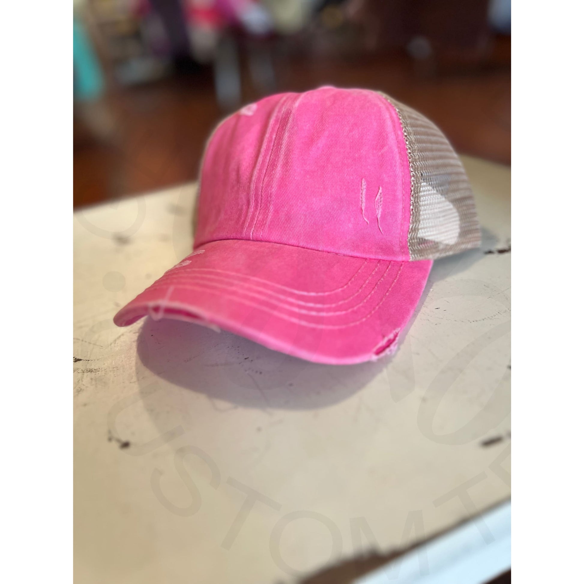C.C Criss Cross Ladies Hat - Pink