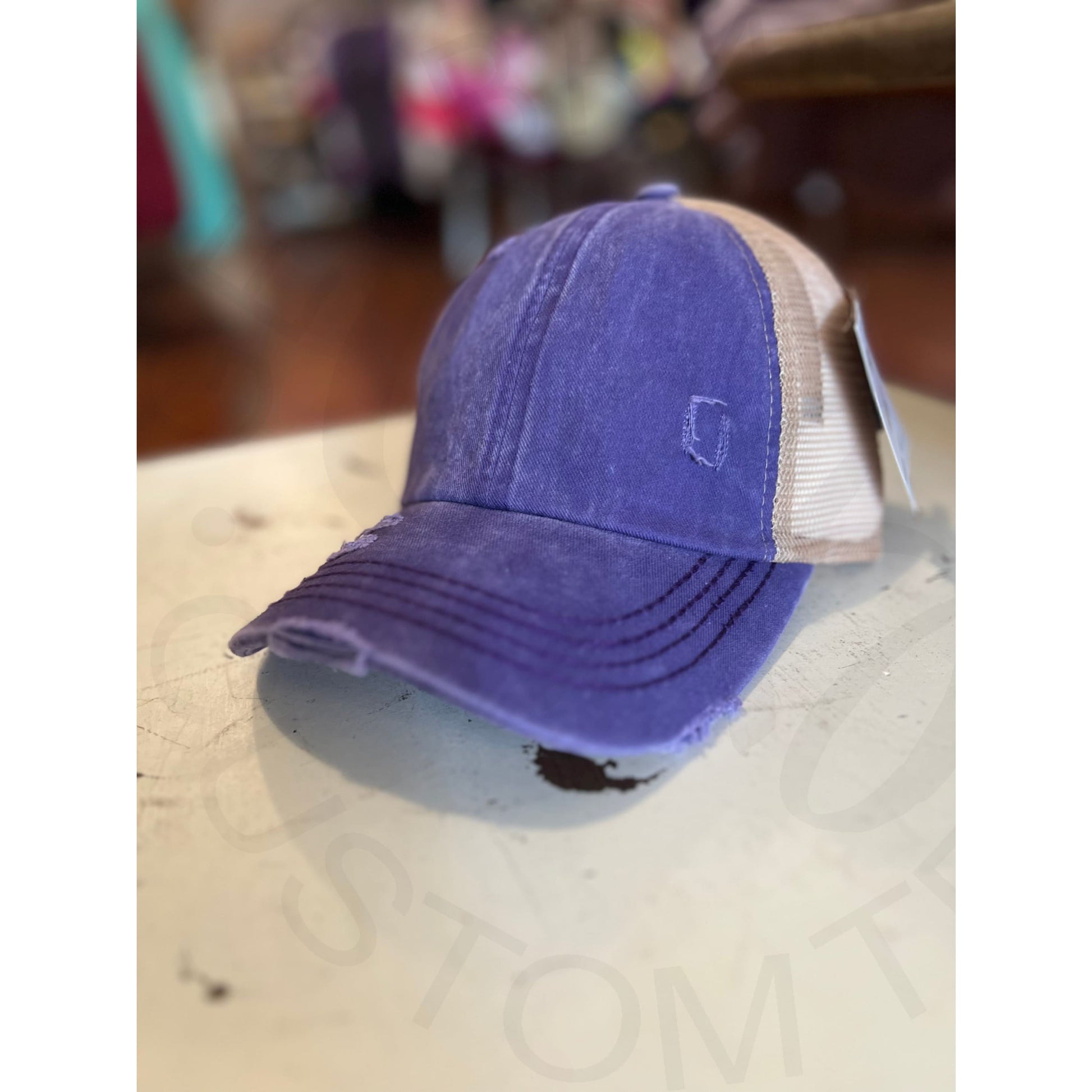 C.C Criss Cross Ladies Hat - Purple