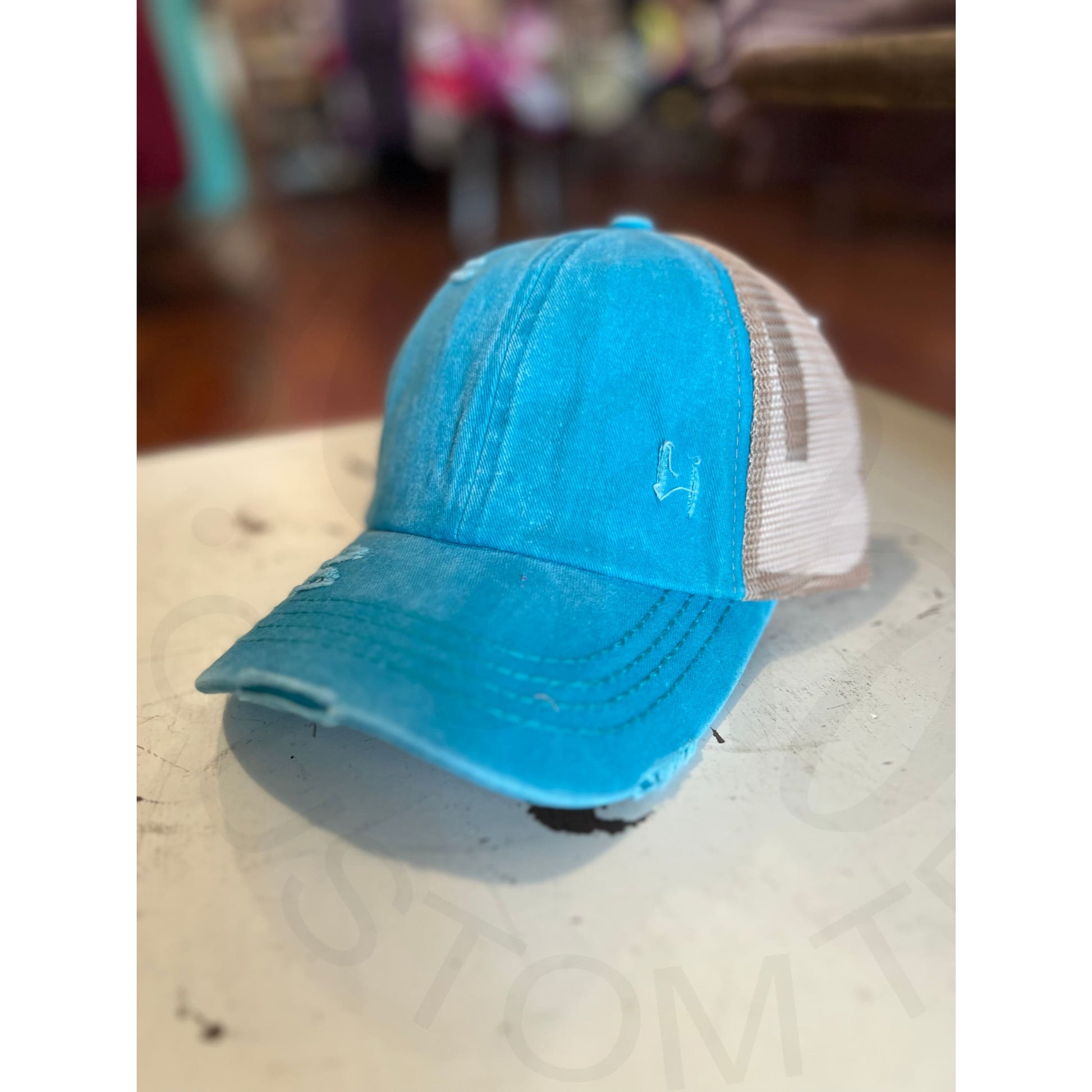 C.C Criss Cross Ladies Hat - Teal