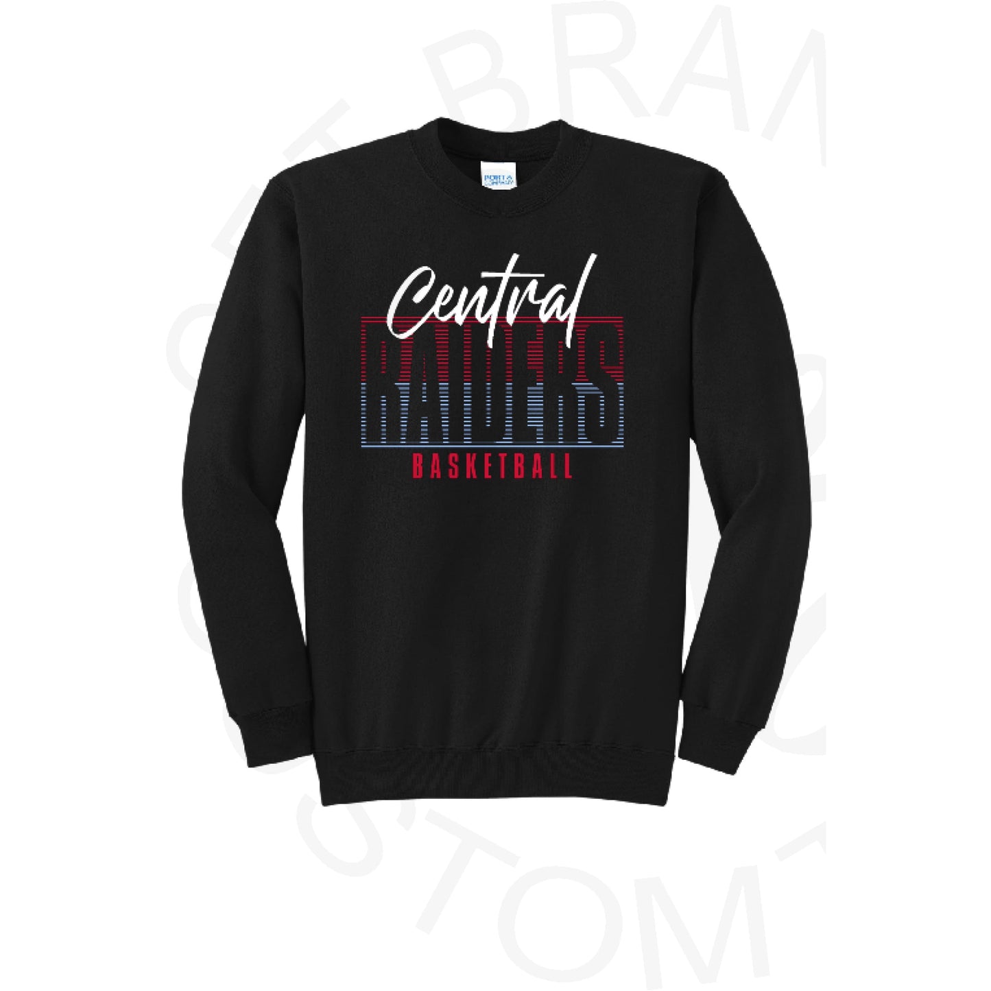 Central Raiders Basketball Crew Sweatshirt