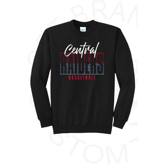 Central Raiders Basketball Crew Sweatshirt