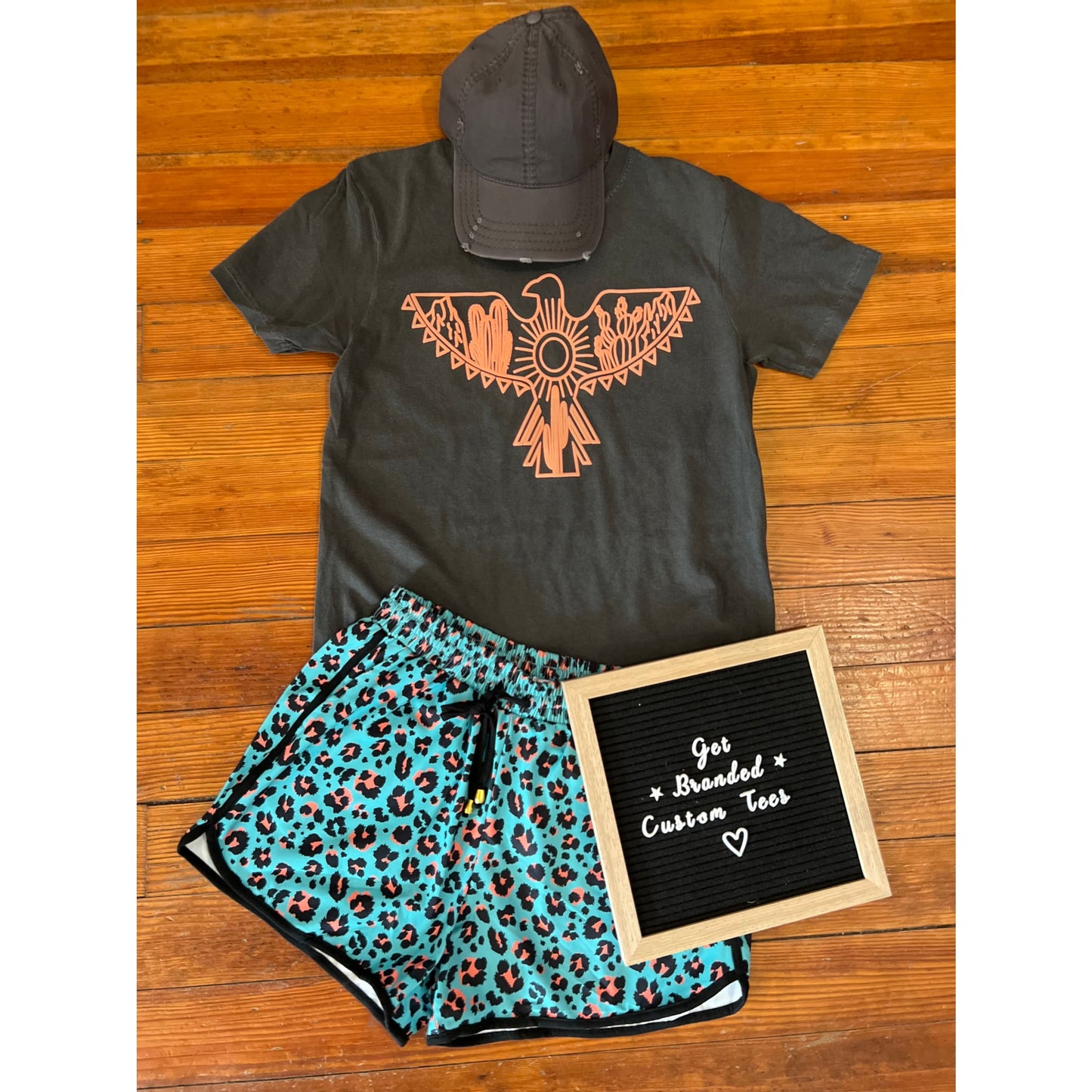 Charcoal Thunderbird Comfort Colors Tee