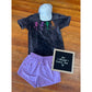Dancing Skeletons Acid Wash Tee - Apparel & Accessories