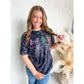 Dancing Skeletons Acid Wash Tee - Apparel & Accessories