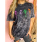 Dancing Skeletons Acid Wash Tee - Apparel & Accessories