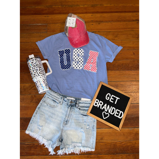 Denim USA Comfort Colors Tee - Apparel & Accessories