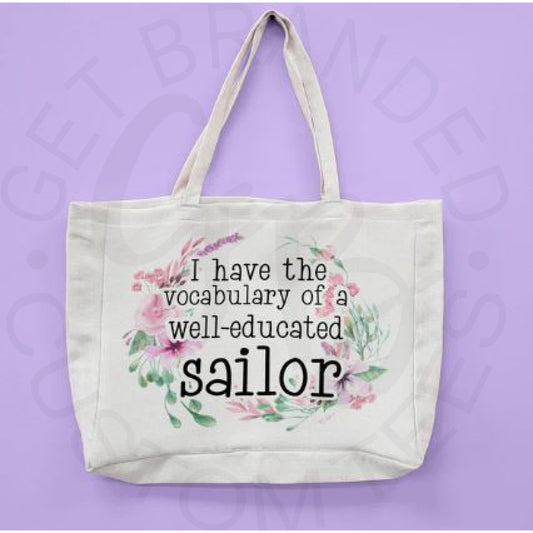 Educated Sailor Oversized Tote - Apparel & Accessories