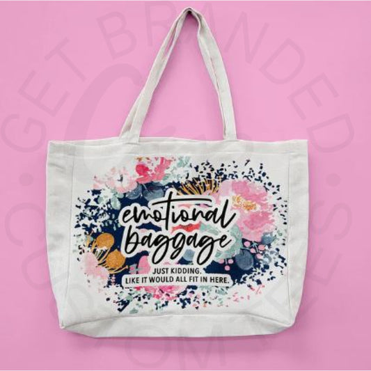 Emotional Baggage Oversized Tote - Apparel & Accessories