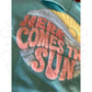 ’Here Comes The Sun’ Comfort Colors Fluff Patch Crew