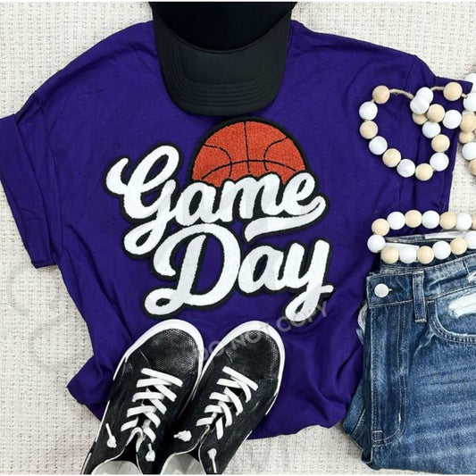 Game Day Chenille Patch- Basketball Crew