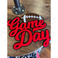 PRE-ORDER Custom Red Chenille Game Day Football Patch