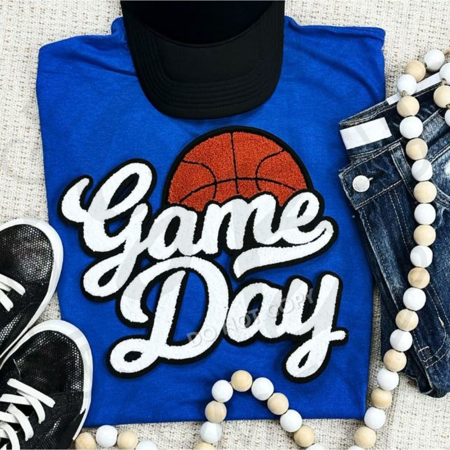 Game Day Chenille Patch- Basketball Crew