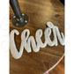 PRE-ORDER Custom White Chenille Game Day Cheer Patch