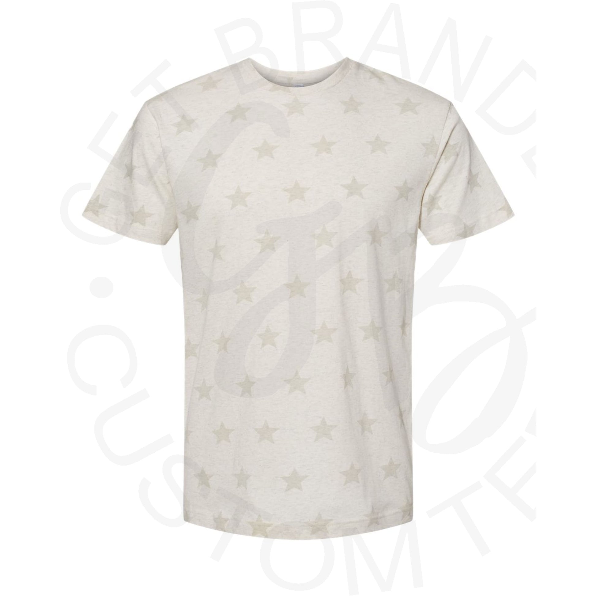Heathered Oatmeal Star L.A.T Apparel Tee