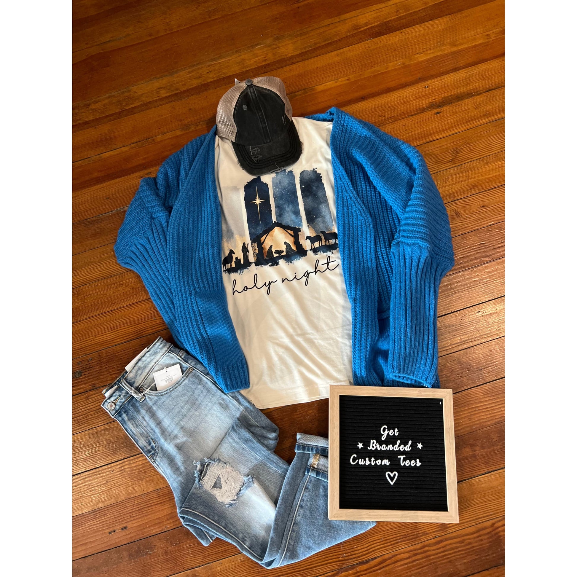 Holy Night Bella Canvas Long Sleeve