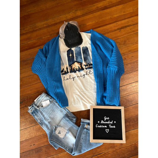 Holy Night Bella Canvas Long Sleeve