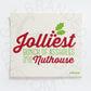 Jolliest Bunch of Assholes Holiday Swedish dishcloth -