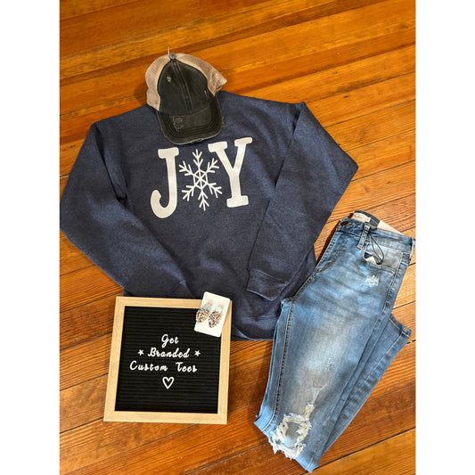 Joy Snowflake Sweatshirt
