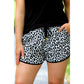 White Leopard Shorts - Shorts