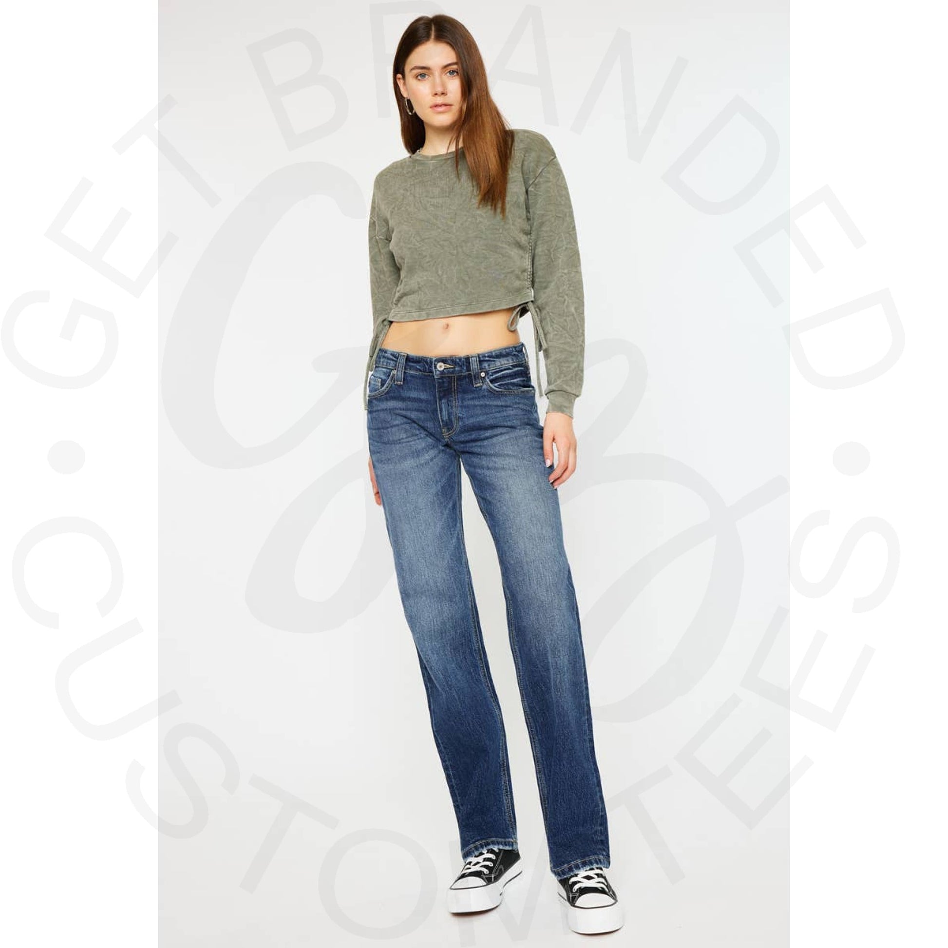 Kan Can 90’s Low Rise Boyfriend Denim - Apparel &