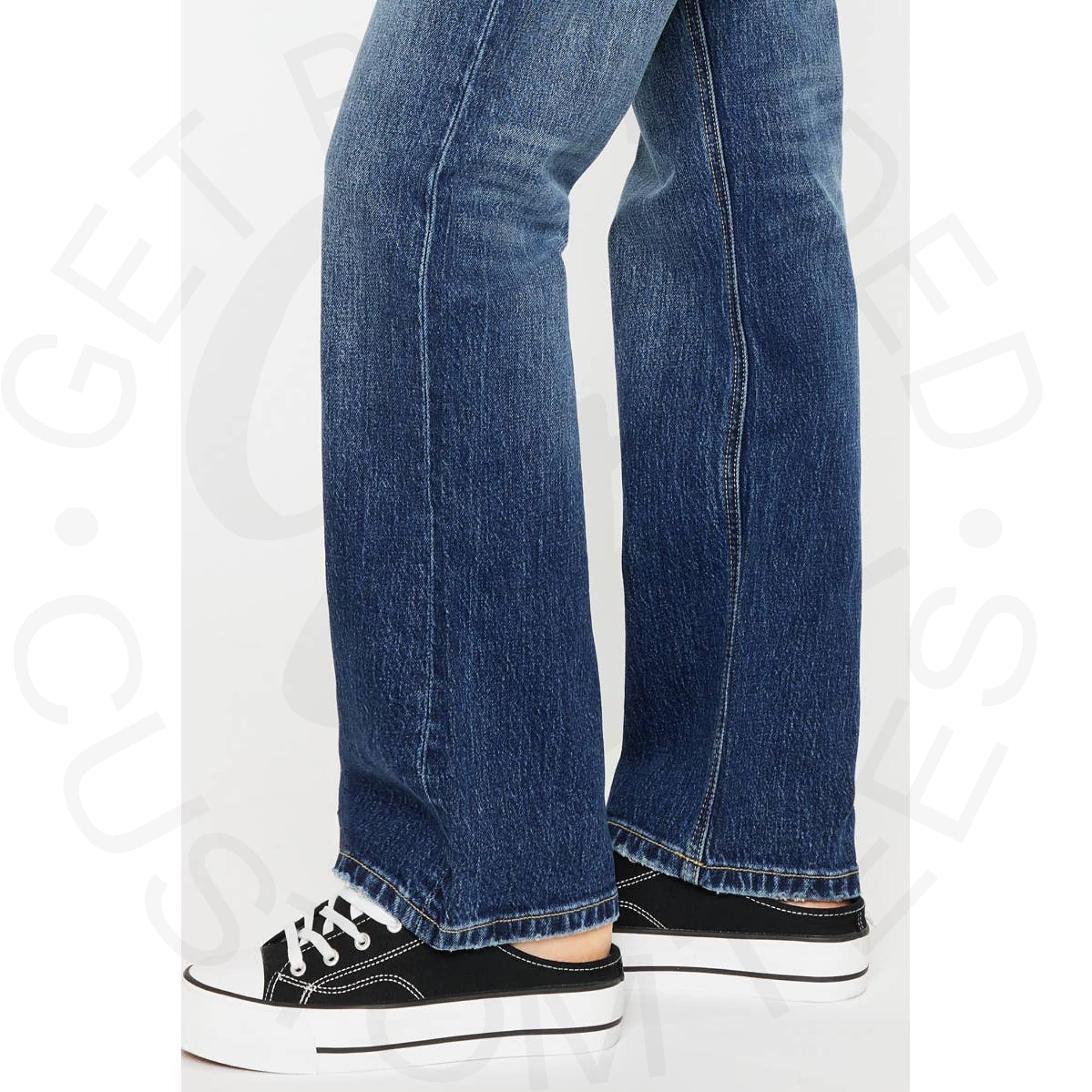 Kan Can 90’s Low Rise Boyfriend Denim - Apparel &